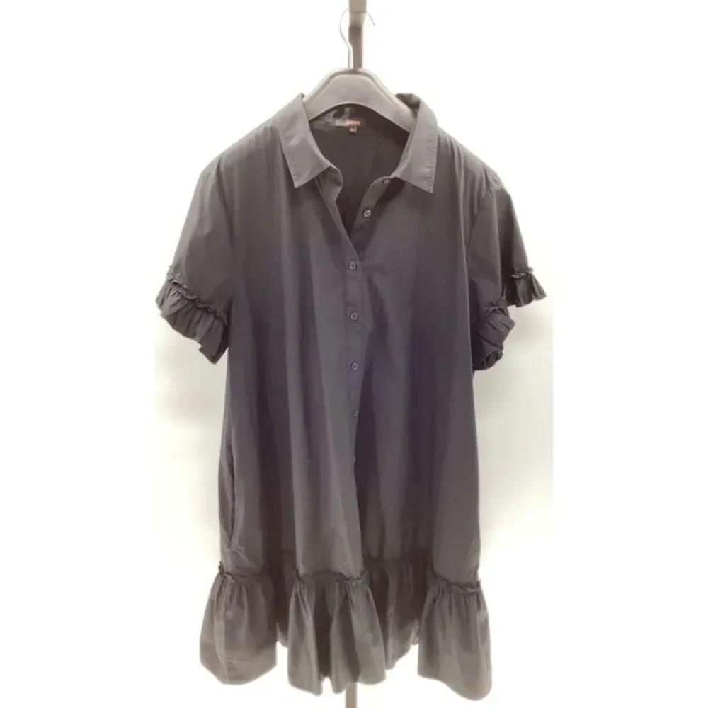 Quince Ruffle Mini Dress - Picture 1 of 2